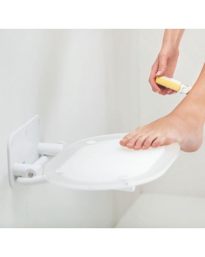 Сиденье для душа Ravak Chrome B8F0000029 Белое Нержавеющая сталь