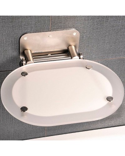 Сиденье для душа Ravak Chrome B8F0000029 Белое Нержавеющая сталь