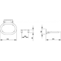 Сиденье для душа Ravak Chrome B8F0000028 Белое