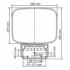 Сиденье для душа WasserKRAFT SS402 Черное