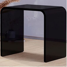 Стульчик для ванной Veconi ST-1TB ST-AC-1TB Черный полупрозрачный