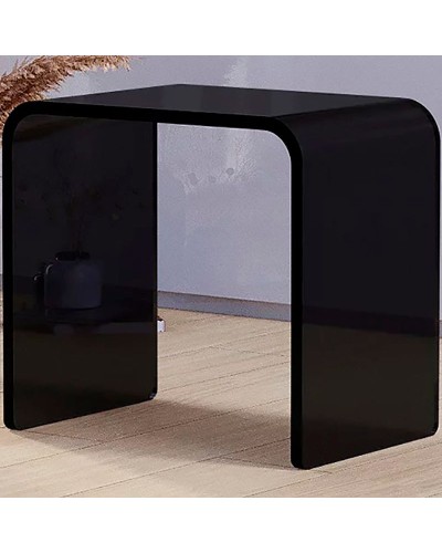 Стульчик для ванной Veconi ST-1TB ST-AC-1TB Черный полупрозрачный