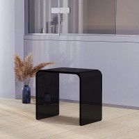 Стульчик для ванной Veconi ST-1TB ST-AC-1TB Черный полупрозрачный