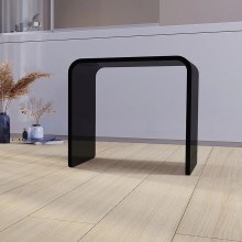 Стульчик для ванной Veconi ST-1TB ST-AC-1TB Черный полупрозрачный