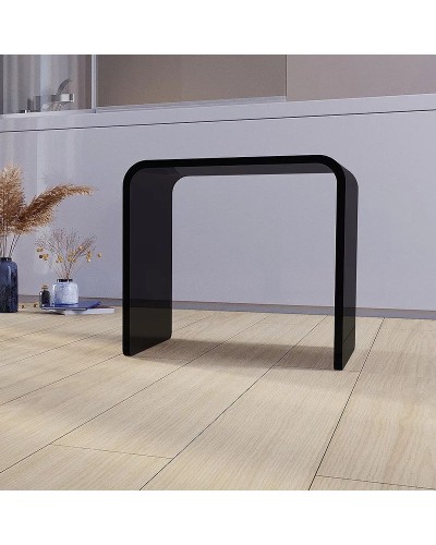 Стульчик для ванной Veconi ST-1TB ST-AC-1TB Черный полупрозрачный