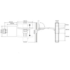 Сиденье для душа Bemeta Help 355125137 Белое