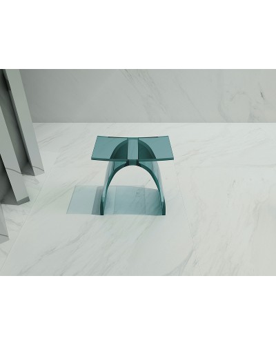 Стульчик для ванной Abber Kristall AT1739Aquamarin Бирюзовый