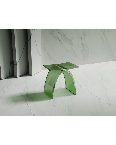 Стульчик для ванной Abber Kristall AT1739Emerald Зеленый