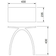 Стульчик для ванной Abber Kristall AT1739Emerald Зеленый