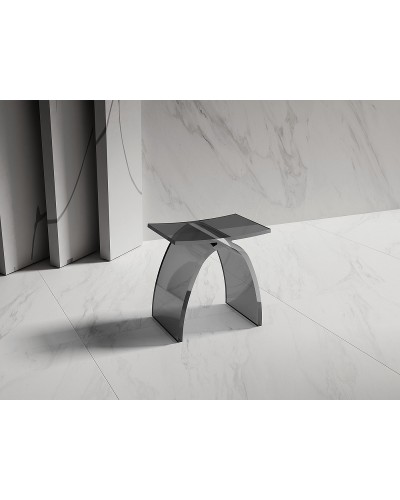 Стульчик для ванной Abber Kristall AT1739Onyx Черный