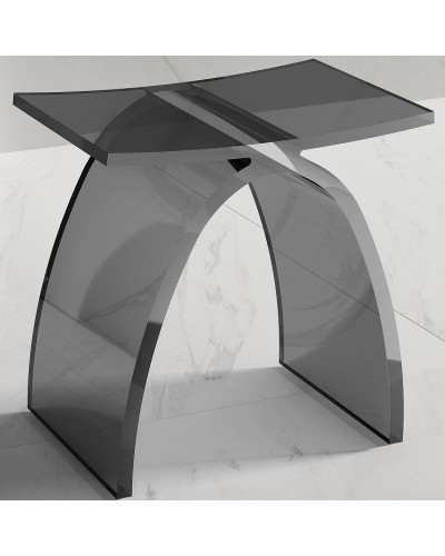 Стульчик для ванной Abber Kristall AT1739Onyx Черный