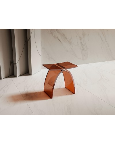 Стульчик для ванной Abber Kristall AT1739Opal Коричневый