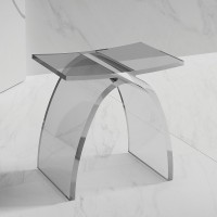 Стульчик для ванной Abber Kristall AT1739Perle Прозрачный