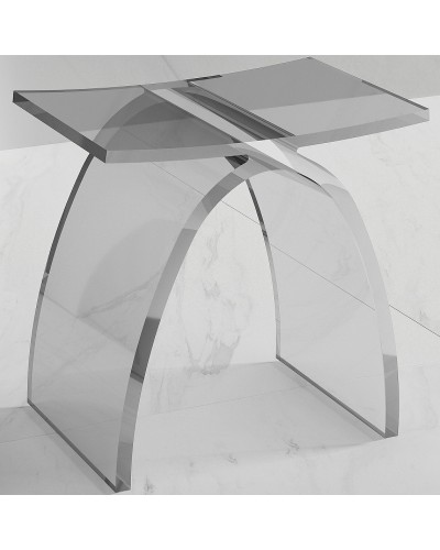 Стульчик для ванной Abber Kristall AT1739Perle Прозрачный