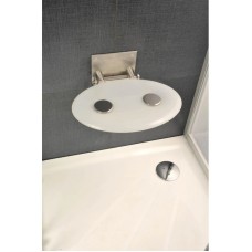 Cиденье для душа Ravak Ovo P полупрозрачное белое B8F0000001