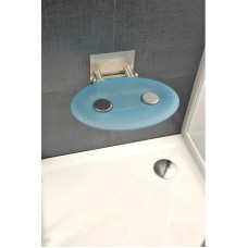 Cиденье для душа Ravak Ovo P полупрозрачное голубое B8F0000013