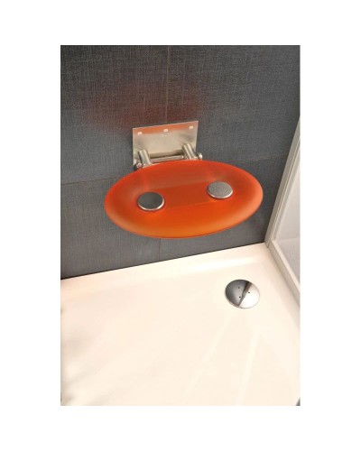 Cиденье для душа Ravak Ovo P полупрозрачное оранжевое B8F0000005