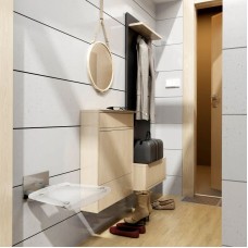 Cиденье для душа Ravak Ovo B полупрозрачное белое B8F0000016