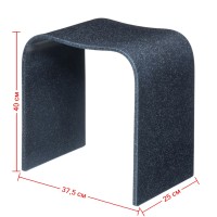 Табурет Geralis арт T-B, чёрный