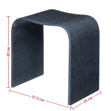 Табурет Geralis арт T-B, чёрный