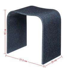 Табурет Geralis арт T-B, чёрный