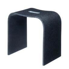 Табурет Geralis арт T-B-V, чёрный с вырезом