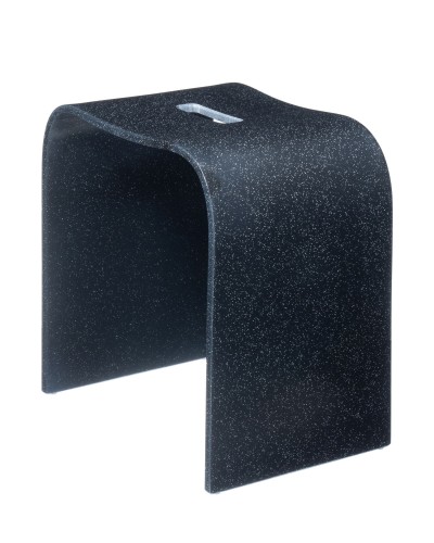 Табурет Geralis арт T-B-V, чёрный с вырезом