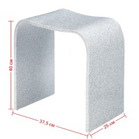 Табурет Geralis, арт. T-DS, серый