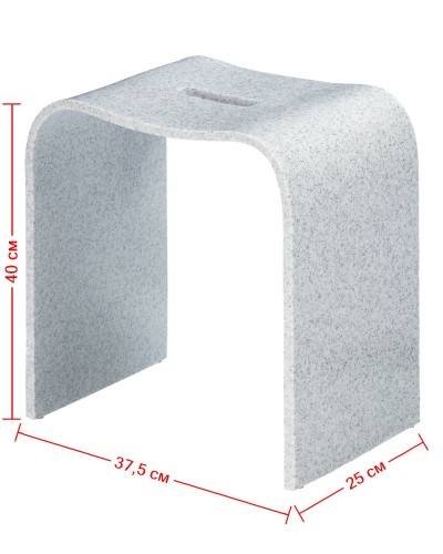 Табурет Geralis, арт. T-DS-V, серый с вырезом