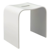 Табурет Geralis, арт. T-W-V, Белый с вырезом