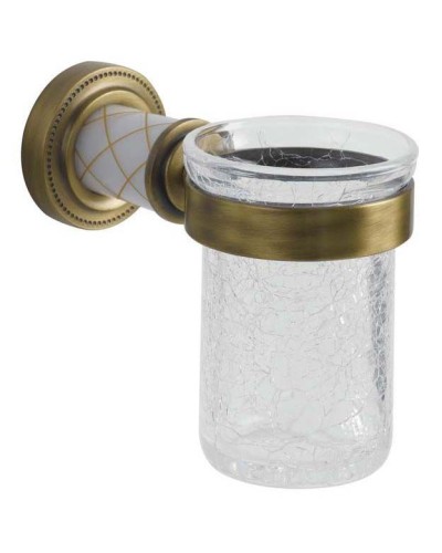 Стакан для зубных щеток Boheme Murano 10904-W-BR Бронза