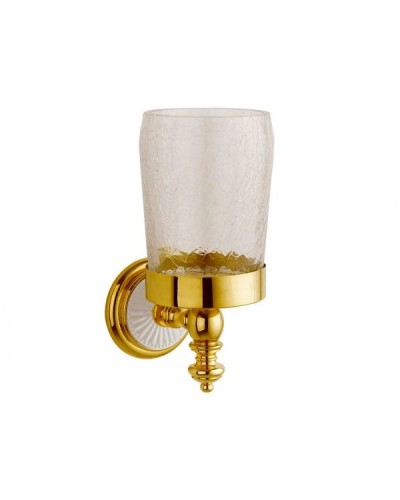 Стакан для зубных щеток Boheme Palazzo Bianco 10104 Золото