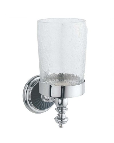 Стакан для зубных щеток Boheme Vogue Nero 10184 Хром