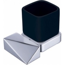 Стакан для зубных щеток Boheme New Venturo 10314-CR-B Черный Хром