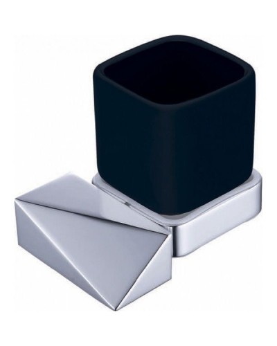 Стакан для зубных щеток Boheme New Venturo 10314-CR-B Черный Хром