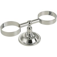 Стакан для зубных щеток с мыльницей Migliore Mirella 17245 Хром