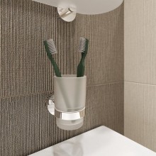 Стакан для зубных щеток Iddis Sena SENSSG1i45 Хром