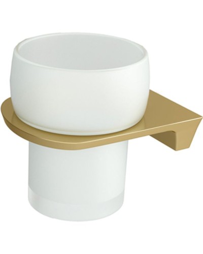 Стакан для зубных щеток WasserKRAFT Aisch K-5928 Золото матовое