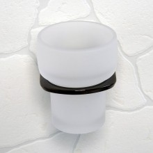 Стакан для зубных щеток WasserKRAFT Glan K-5128 Черный глянцевый