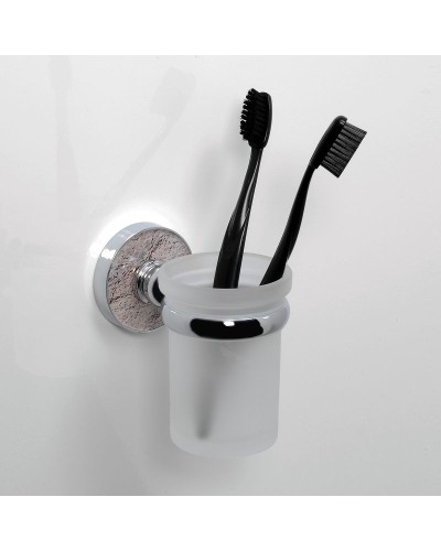 Стакан для зубных щеток WasserKRAFT Nau K-7728 Хром