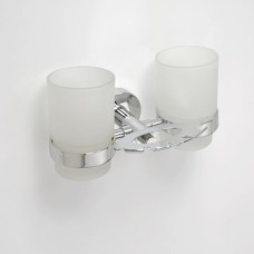 Стакан для зубных щеток Bemeta Omega 104110042 двойной Хром