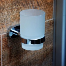 Стакан для зубных щеток Bemeta Oval 118410011 Хром