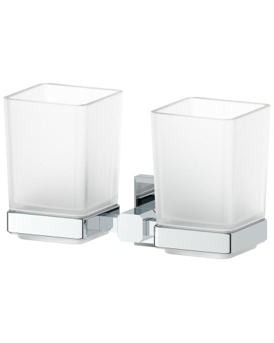 Стакан для зубных щеток Artwelle Hagel 9928A двойной Хром