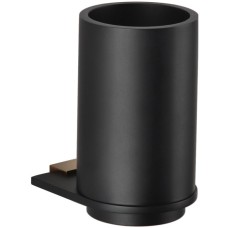 Стакан для зубных щеток Bemeta Galla 108110010 Черный матовый