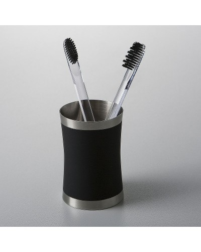 Стакан для зубных щеток WasserKRAFT Wern K-7528 Нержавеющая сталь Черный матовый