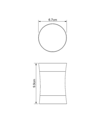 Стакан для зубных щеток WasserKRAFT Wern K-7528 Нержавеющая сталь Черный матовый
