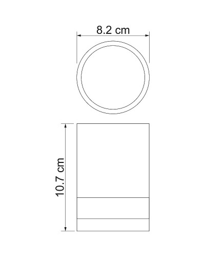 Стакан для зубных щеток WasserKRAFT Inn K-4328 Бежевый