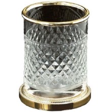 Стакан для зубных щеток Boheme Murano Cristal 10218 Золото