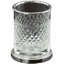 Стакан для зубных щеток Boheme Murano Cristal 10217 Хром