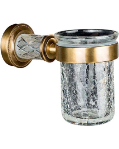 Стакан для зубных щеток Boheme Murano Cristal 10904-CRST-BR Бронза